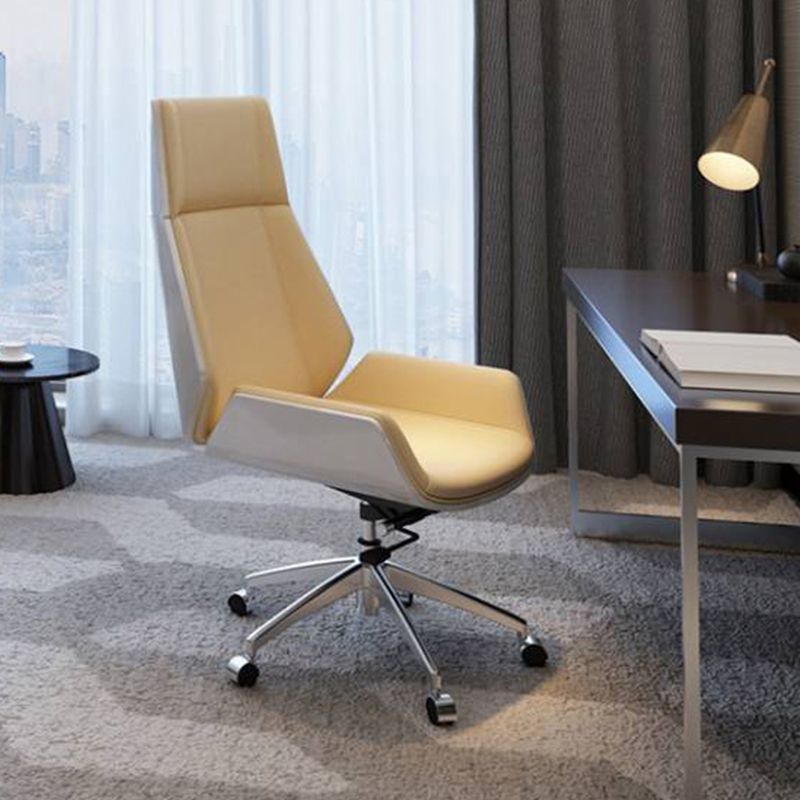 Metal Frame Modern Office Chair Executive Ergonomic Desk Chair