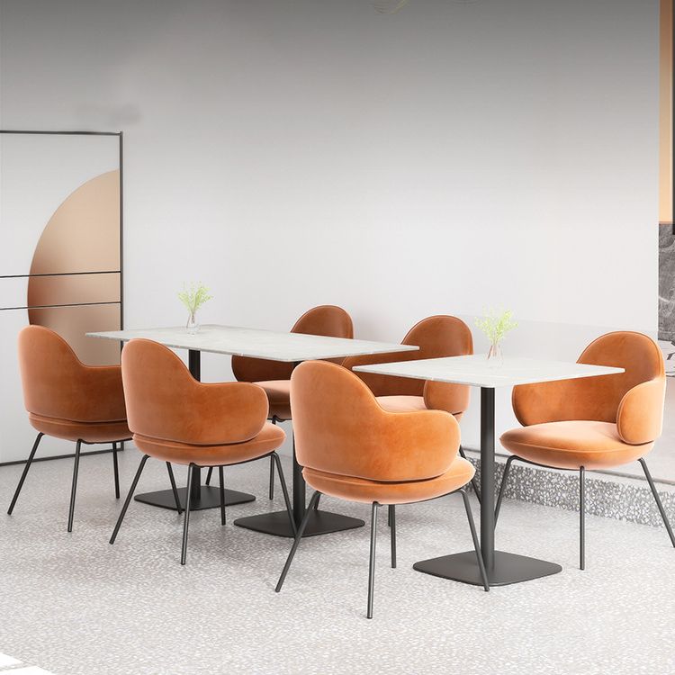 Contemporary Kitchen Dining Arm Chair Upholstered Chair for Kitchen