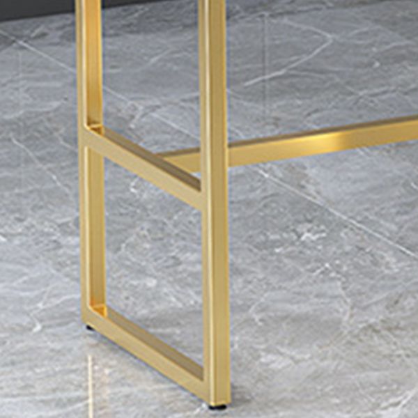 1/2/3/4 Pieces Modern Rectangular Pub Table Set Sintered Stone Top Bistro Table Set