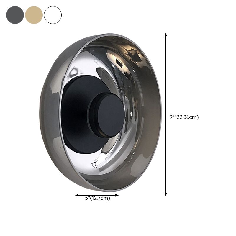 Glass Shade Wall Lights Modern Style Wall Mounted Sconce for Bedroom