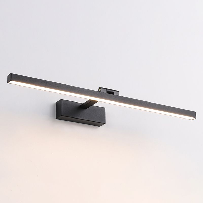 Metal Armed Led Vanity Light Fixtures Modern Style 1-Light Flush Mount Wall Sconce