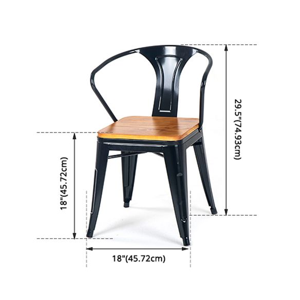 Industrial Style Solid Wood Furniture with Standard Height Dining¬†Room¬†Table¬†Set