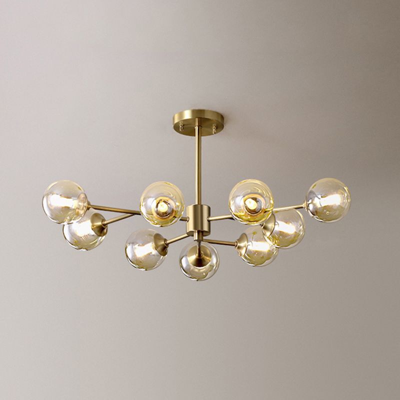 Modern Pendant Light Circular Chandelier Pendant Lighting Glass Pendant Chandelier