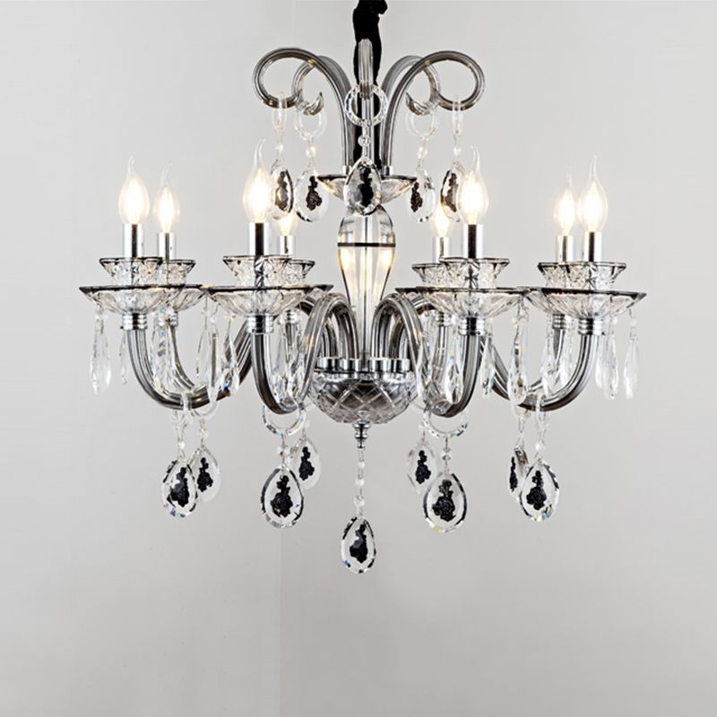 Kerze Kronleuchter Leuchte Traditionelle Kristallheizbeleuchtung für das Restaurant
