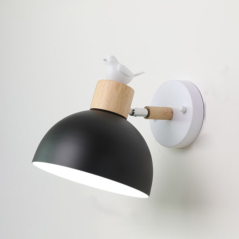 1-licht wandkandelaar Moderne macaron-stijl metalen wandverlichting voor eetkamer