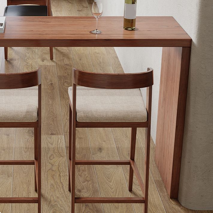 Modern Pine Wood Counter Table 1/3 Pieces Bar Table Set for Balcony