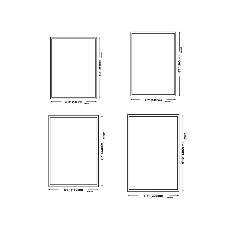 Fancy Modern Carpet Plaid Pattern Polyester Area Rug Stain Resistant Rug for Home Decor