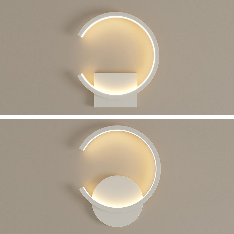 Modern Minimalist style Linear Sconce Light Fixtures Metal Wall Lighting for Bedroom