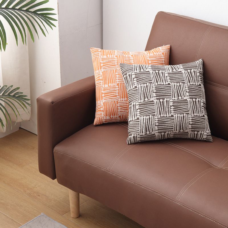 Vintage Tufted Square Arm Living Room 3 Seater Standard Settee