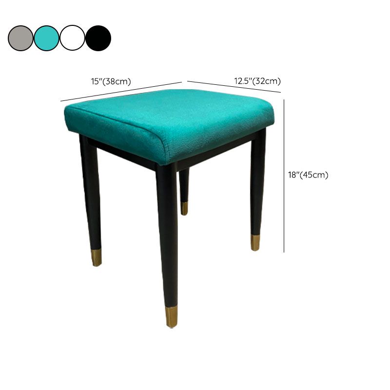 Fabric Standard Stool Modern Style Simple Household Rectangular Stool