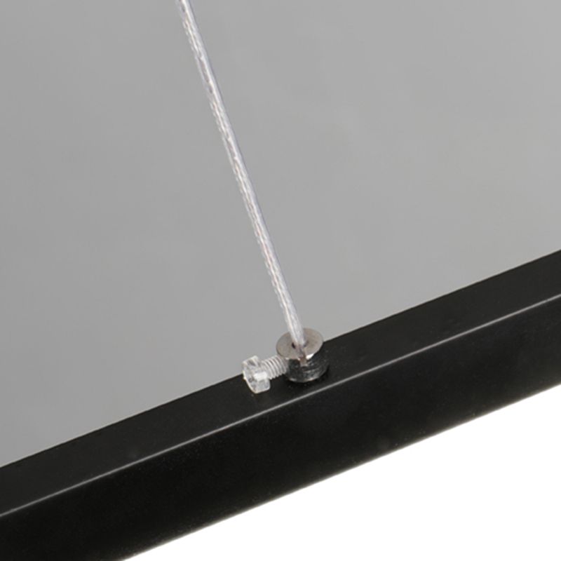 Paxage de lampe à île LED Nordic moderne Office Rectangle Pendant Light