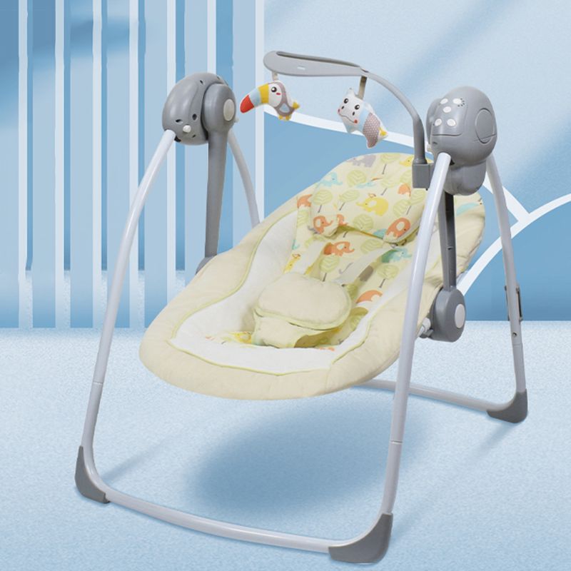 Toddler Antique Finish Crib Cradle Adjustable Heights and Angle with Mattress