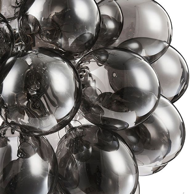 Negozio di stoffa a sospensione in vetro leggero una luce creativa moderna leggera