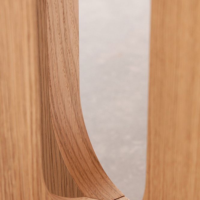 Solid Wood Modern Rectangle Table Wood Top Table for Dining Room