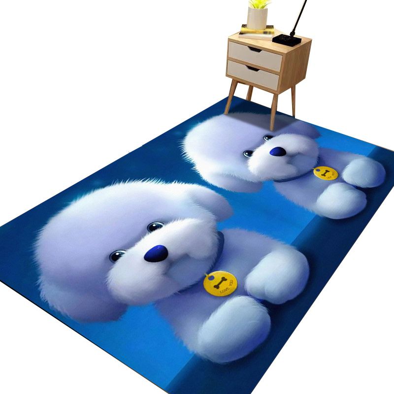 Sapphire Modern Rug Polyester Dog Rug Stain resistent tapijt voor woonkamer