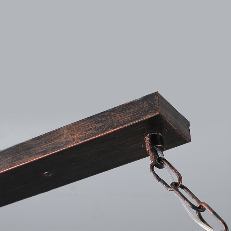 Isola da cucina industriale illuminazione lineare illuminazione isola lampade