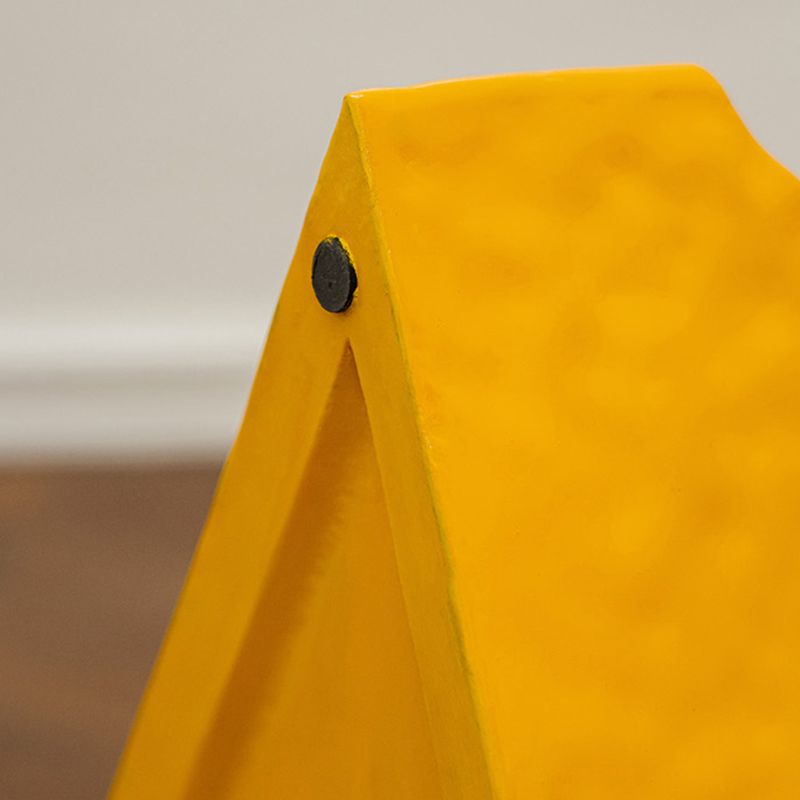 Contemporary Plastic Triangle Side End Snack Table for Bedroom