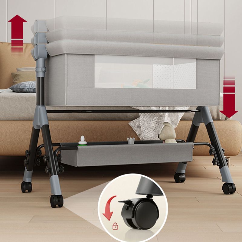 Metal Bedside Bassinet Square / Rectangle Co-Sleeper & Bedside Bassinets