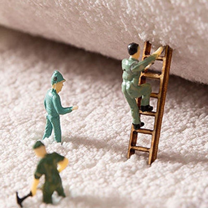 Green Modern Carpet Polyester Grid Carpet Washable Carpet for Home Decor