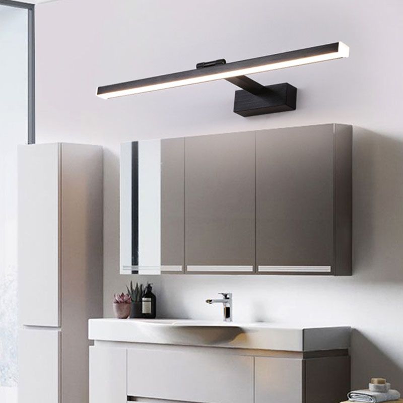 1-Light Aluminum Wall Light Sconces Linear Modern Style Vanity Wall Light Fixtures
