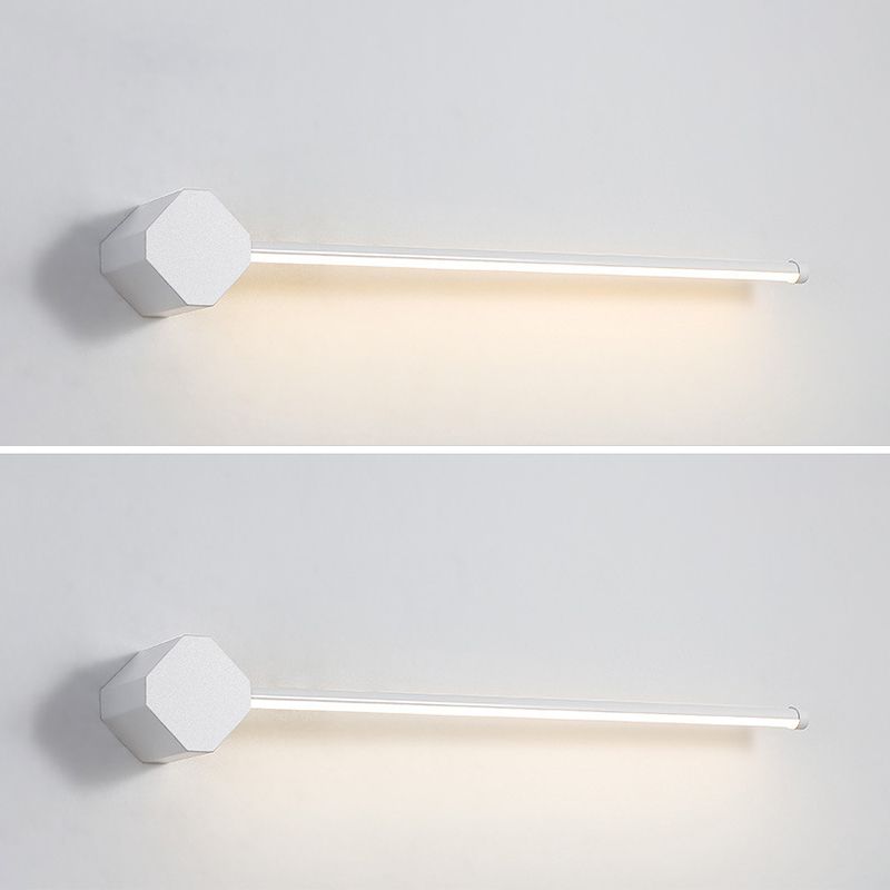 Modern Minimalist Style Linear Vanity Sconce Lights Metal 1 Light Bar Light