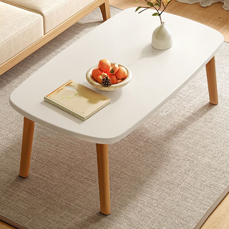 Contemporary Coffee or End Table Artificial Wood Coffee Table with Four Legs