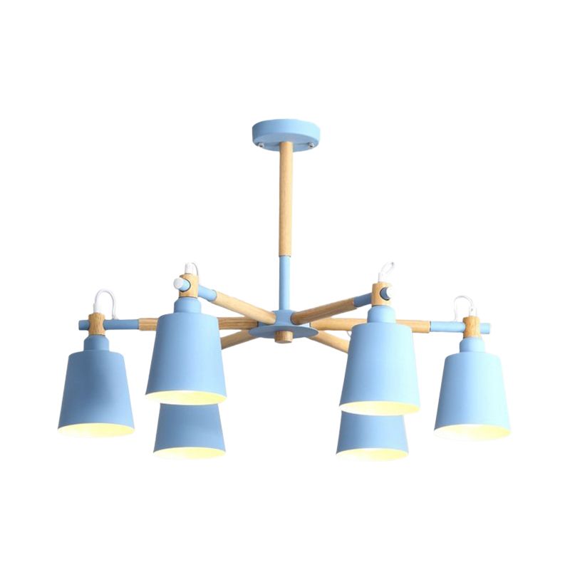 Macaroon suspendu lampe à lampe effilée en métal des lumières suspendues pour le salon