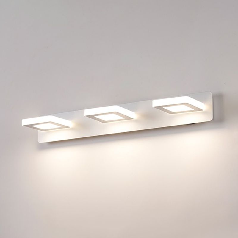 Forma de pared de espejo geométrico de metal luz de pared múltiples luces de pared de espejo múltiples