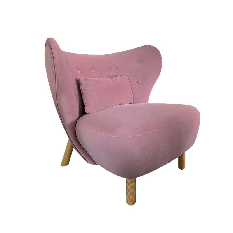 30.7" L x28.3"W x31.4"H Chair Armless Solid Wood Frame Chair