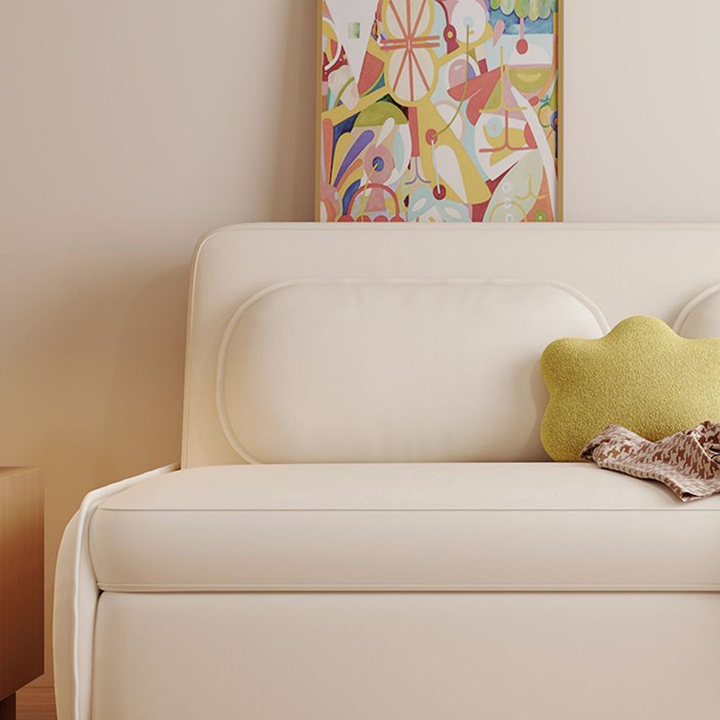 Scandinavian Foldable Futon Sleeper White Futon Sleeper Sofa Bed