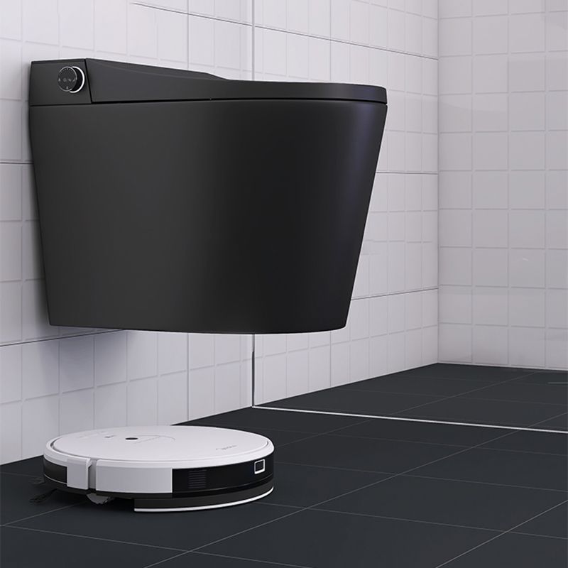 Smart Toilet Antimicrobial Foot Sensor Elongated Wall Hung Toilet Set