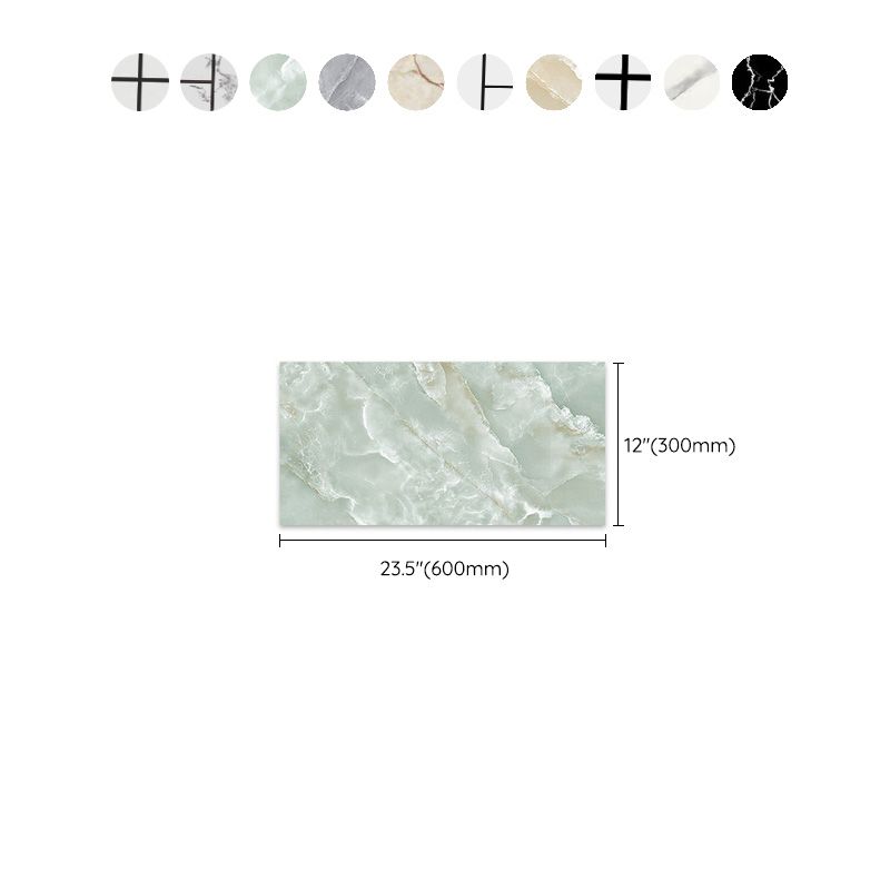 Modern Peel and Stick Tiles Rectangular Peel and Stick Backsplash 10 Pack