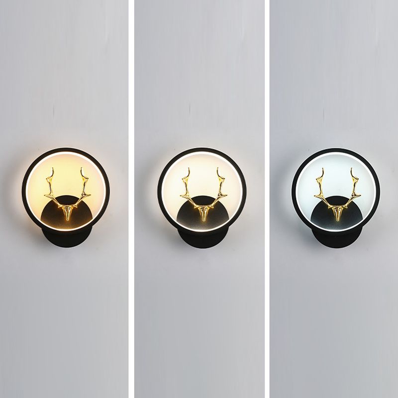 Luz de pared de la sala de estar Minimalismo moderno LED de montaje de pared de asta LED