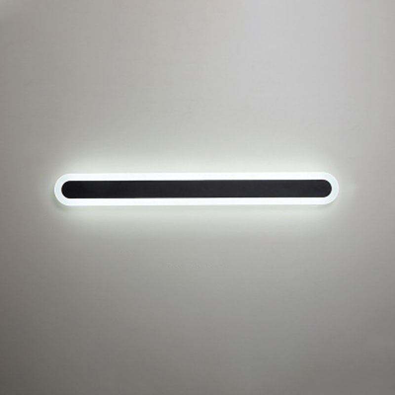 Modern Minimalist Style Linear Wall Sconce Lights Metal Wall Lighting for Living Room