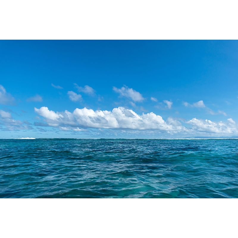 Contemporary Photography Sea Wall Mural Wallpaper Bathroom Wall Covering