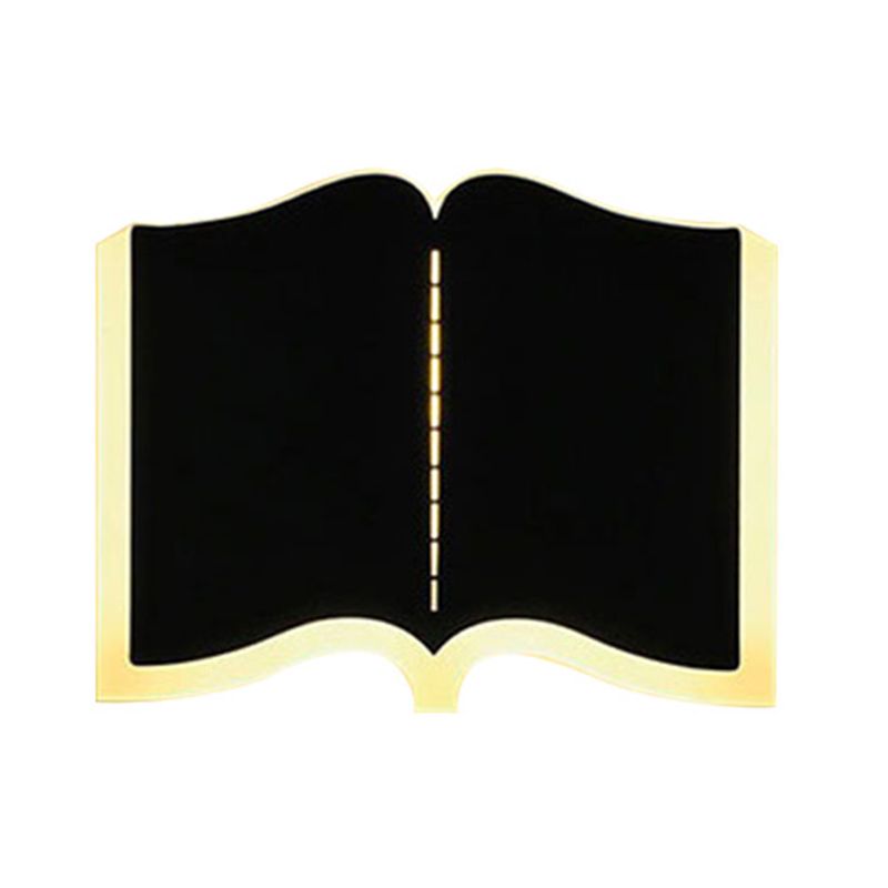 Buch Schatten Metall Wandleuchten moderner Stil 1 Leichtem Wandmontage Beleuchtung