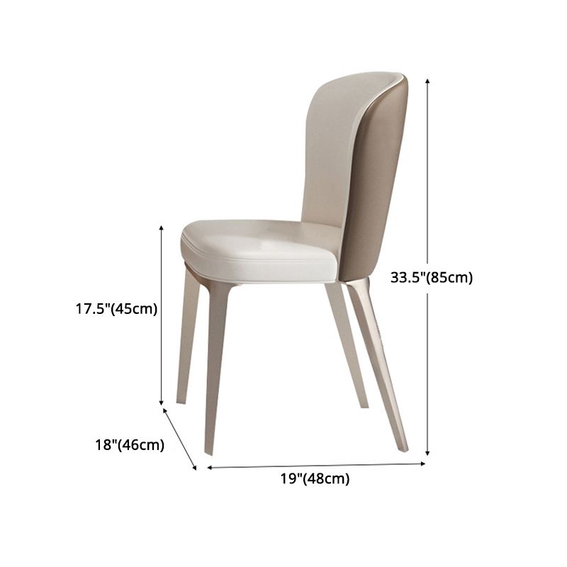Designer Style Sintered Stone Top Dining Set 1/4/5/7 Pieces Dining Table with White Chairs