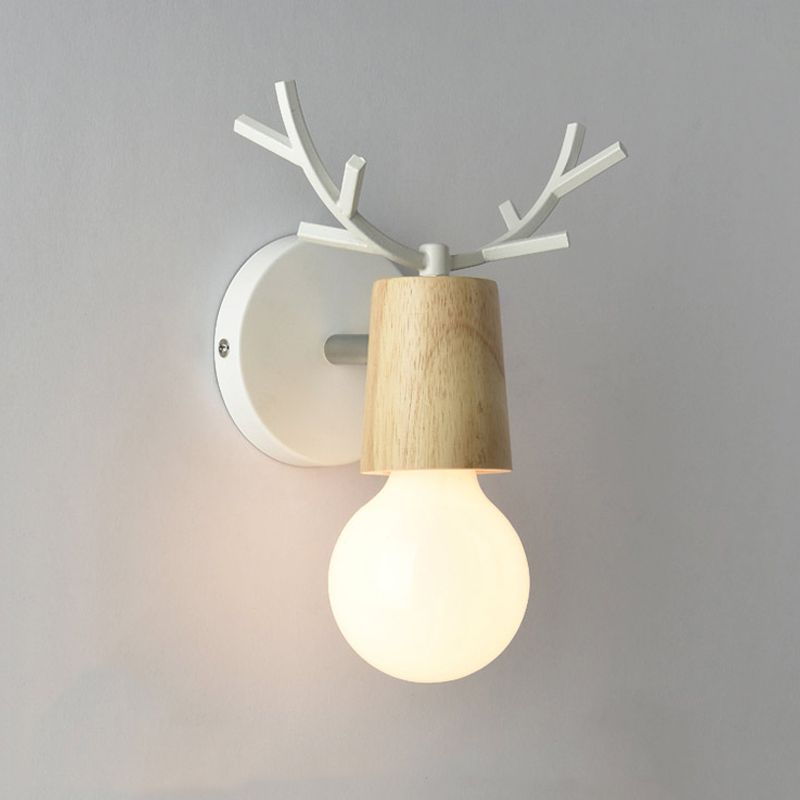 1-Light Unique Wall Sconce Modern Style Metal Wall Lighting for Dining Room