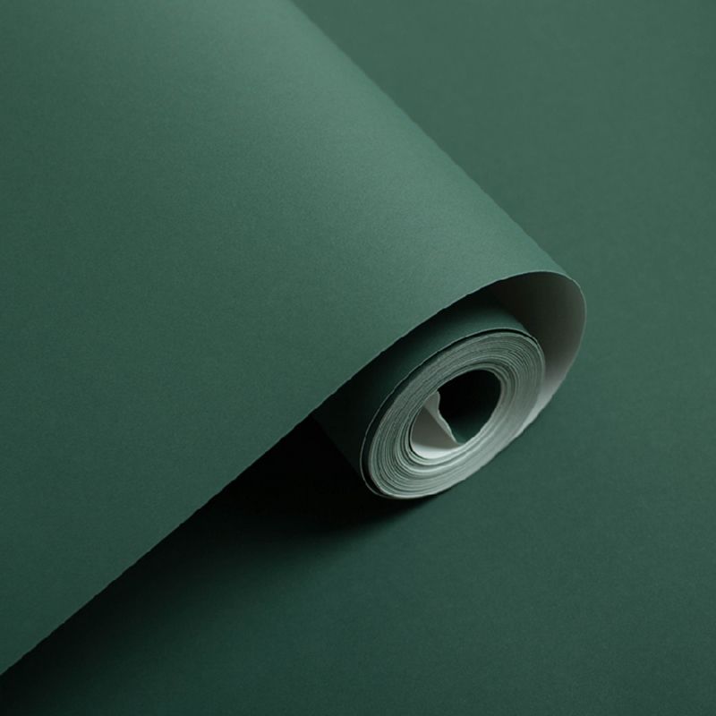 Multi Color Pure Color Patterned Wallpaper Roll Unpasted Wall Covering for Living Room