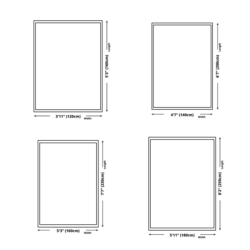 Mitte des Jahrhunderts Blumendruck gedruckter Teppich Polyester Indoor Teppich Nicht-Schlupf-Hinterfläche Teppich für Wohnzimmer