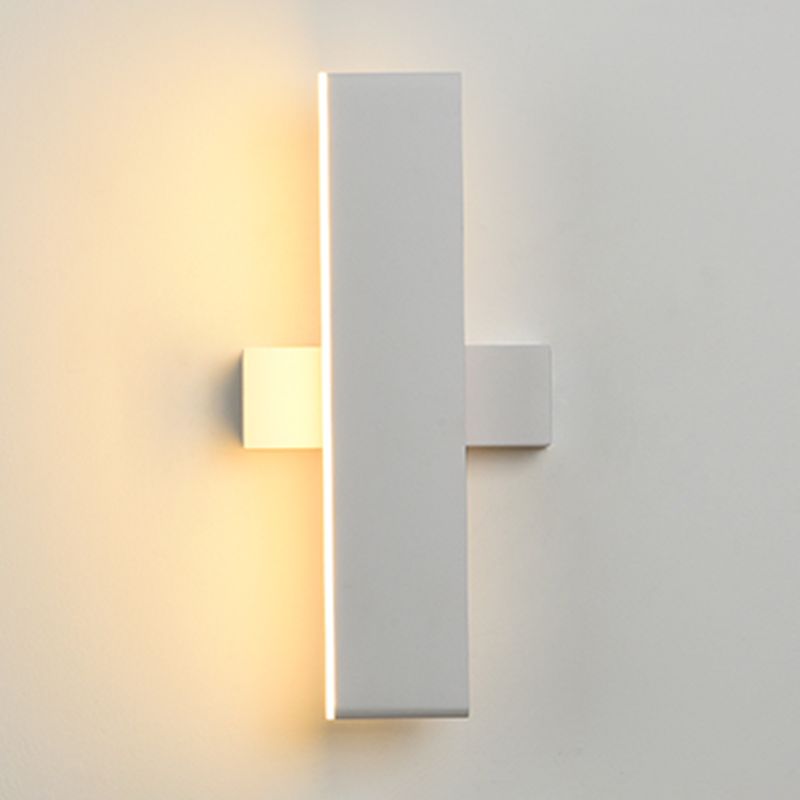 Metal Square Shape Wall Sconce Modern Style 1 Light Wall Light Sconce
