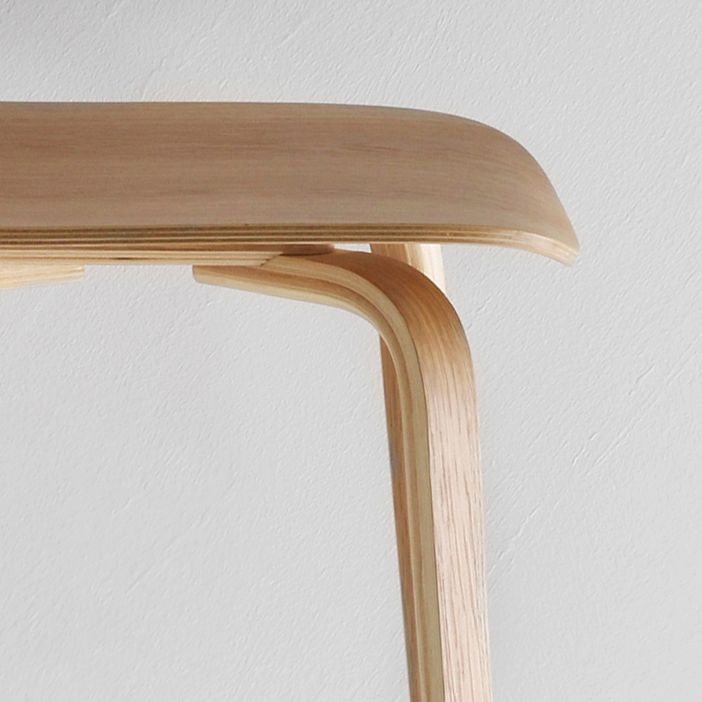Chaise d'appoint de salle à manger de Style moderne, sans accoudoirs, à dossier solide, avec pieds en bois, pour la cuisine