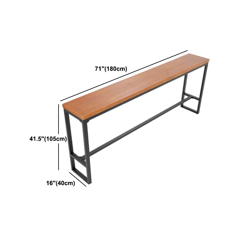 Trestle Solid Wood Counter Set 1/2/5 Pieces Natural Glam Indoor Table and Stool Set