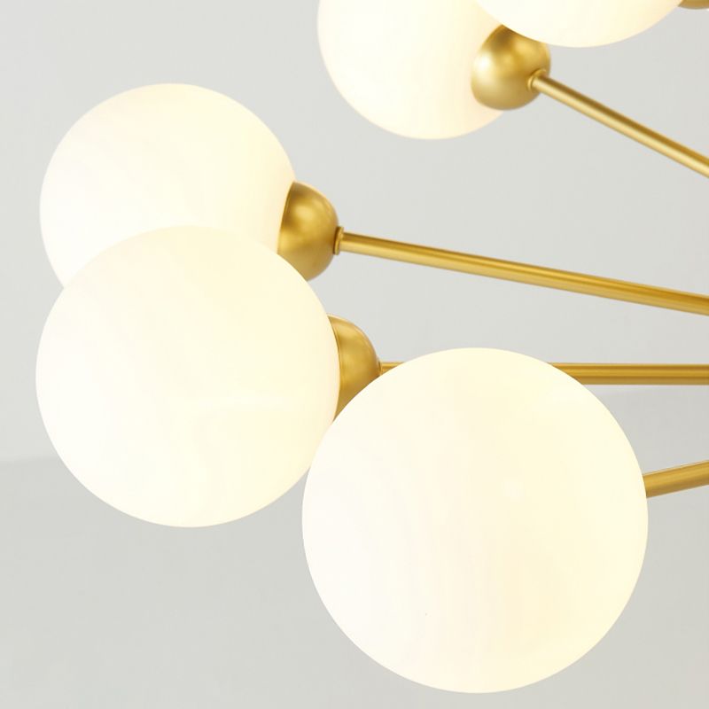 Minimalist Bubble Chandelier Pendant Light Glass Living Room Chandelier Light Fixture