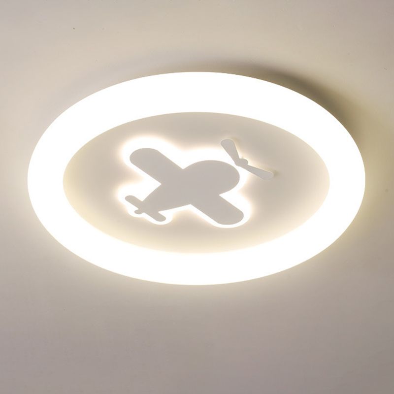 Children Flush Mount Lighting Contemporary LED Ceiling Light for Home
