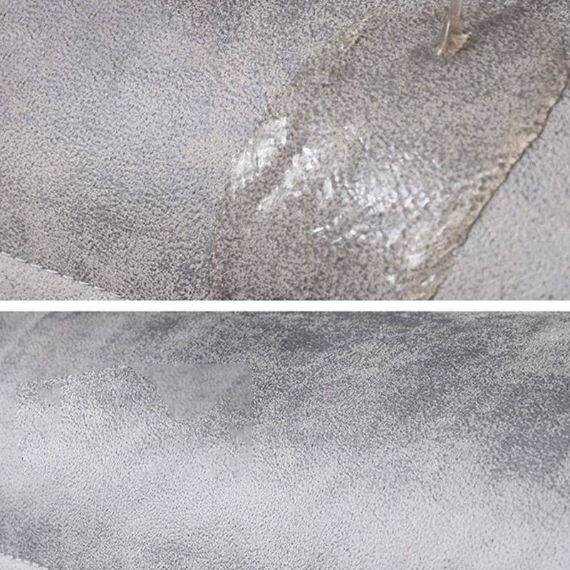 Mid-Century Modern Rocking Chair Fabric Upholstered Solid Color Porch Rocking Chair