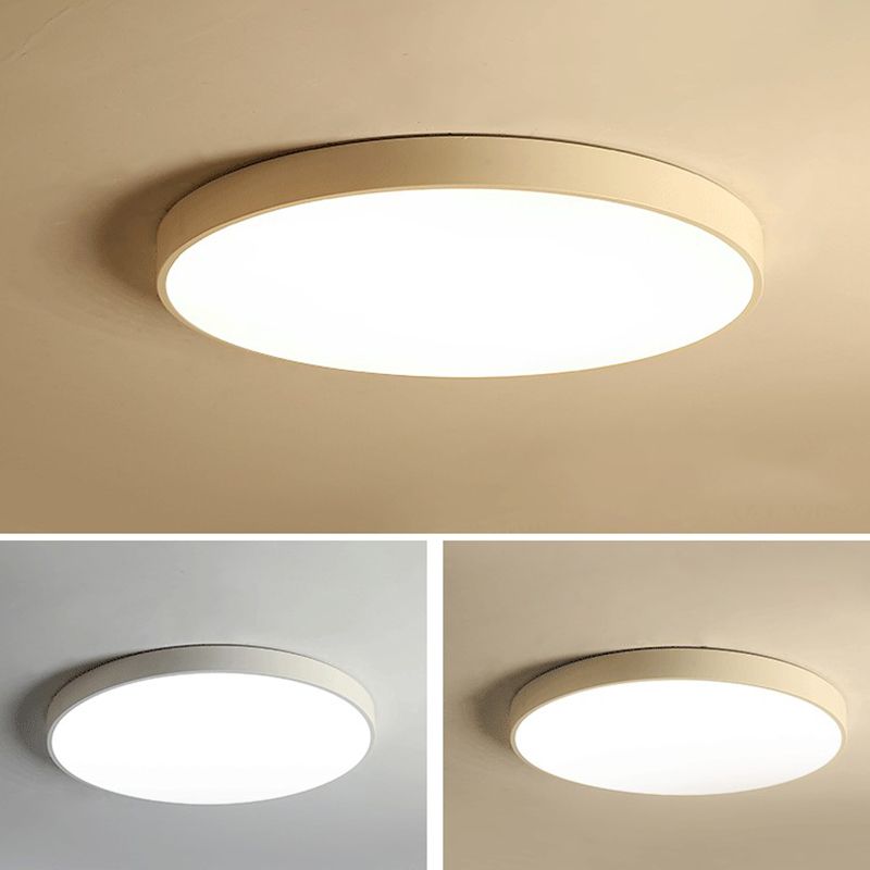 Le bâti affleurant acrylique moderne de plafonniers circulaires de bâti a mené des lumières