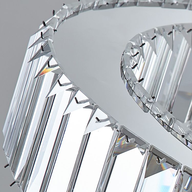 Geometric Pendant Light Fixtures Contemporary Kitchen Pendant Lights with Crystal Shade