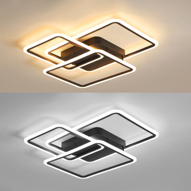 Plafonnier linéaire moderne à montage encastré, plafonnier Simple pour salle à manger