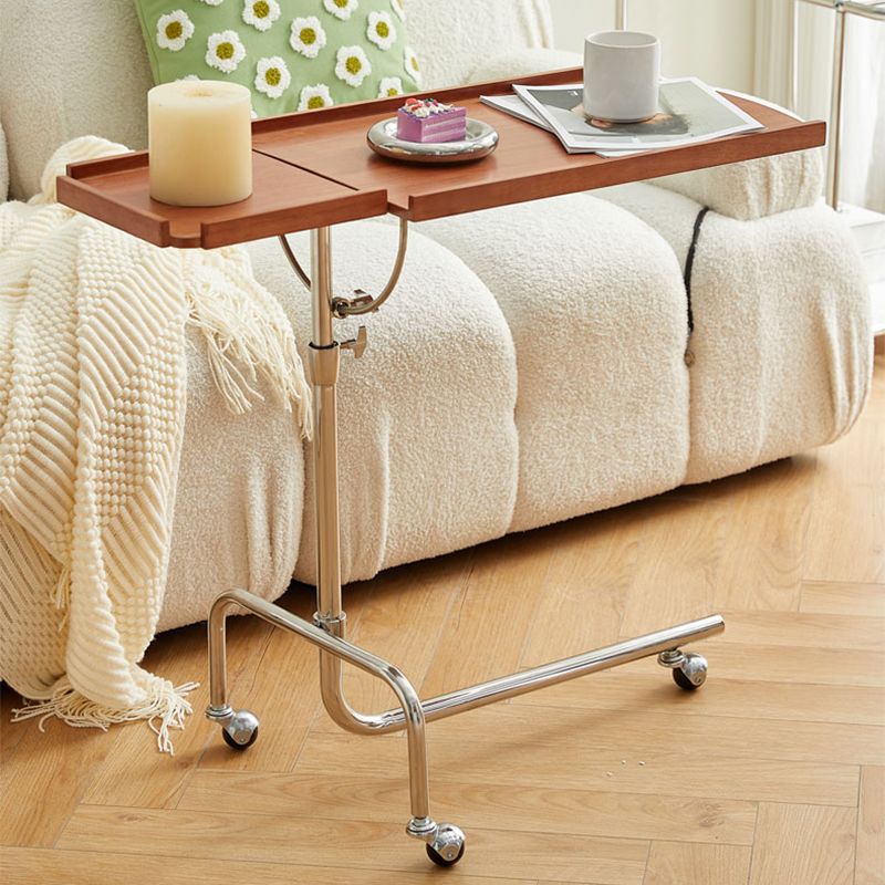 Adjustable Coffee Cocktail Table for Living Room with Wheels